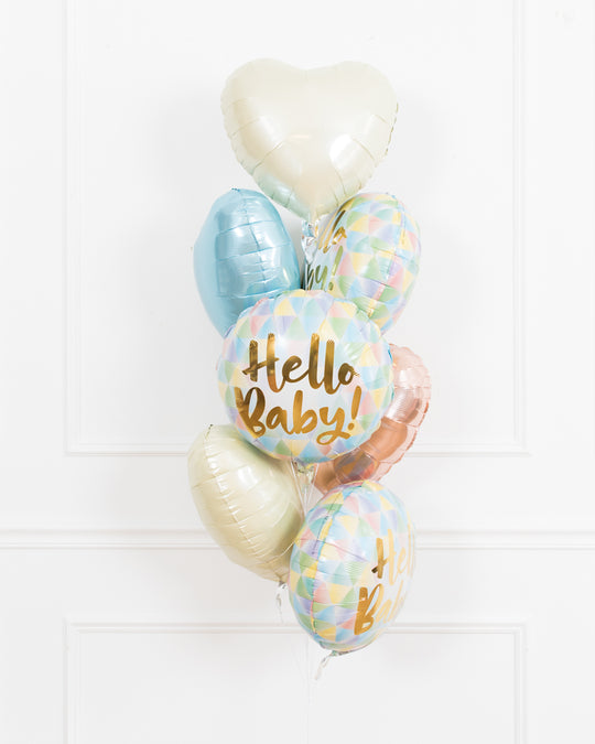GIFT- Hello Baby Foil Balloon Bouquet
