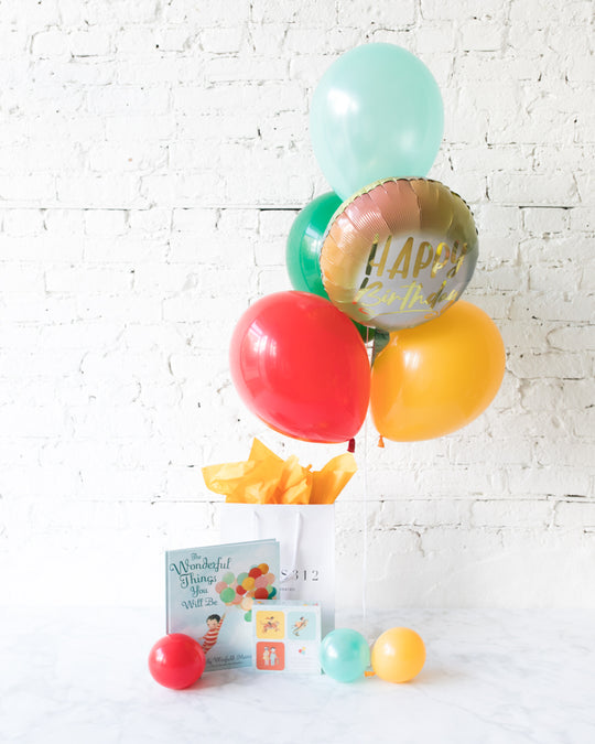 GIFT-Children's Book & Balloon Set