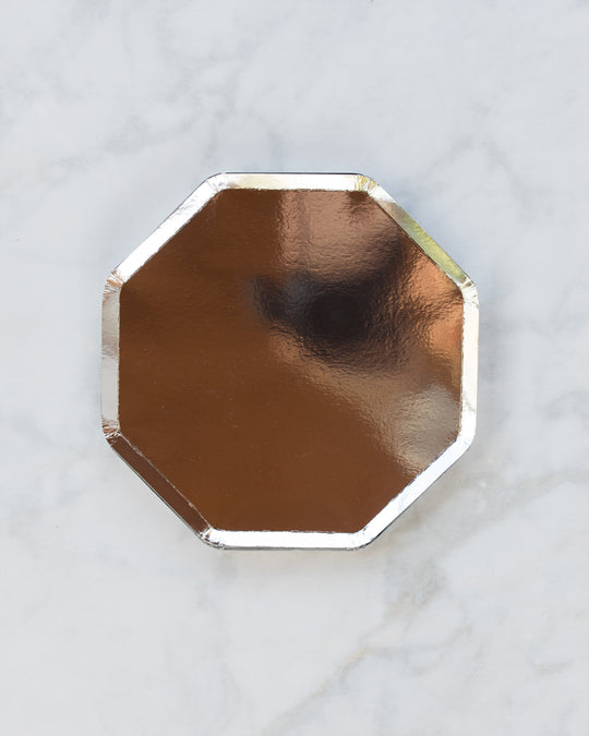 Meri Meri - Silver Large Plate - Pack of 8