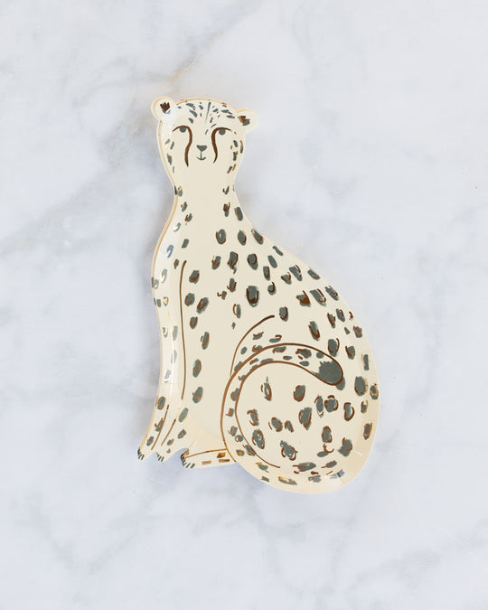 Meri Meri - Safari Cheetah Dinner Plates - pack of 8