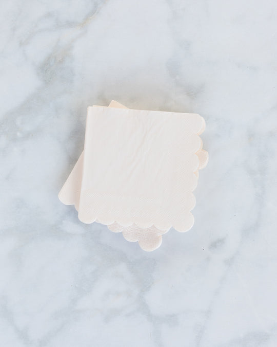 Meri Meri - Cream Small Napkins - pack of 20