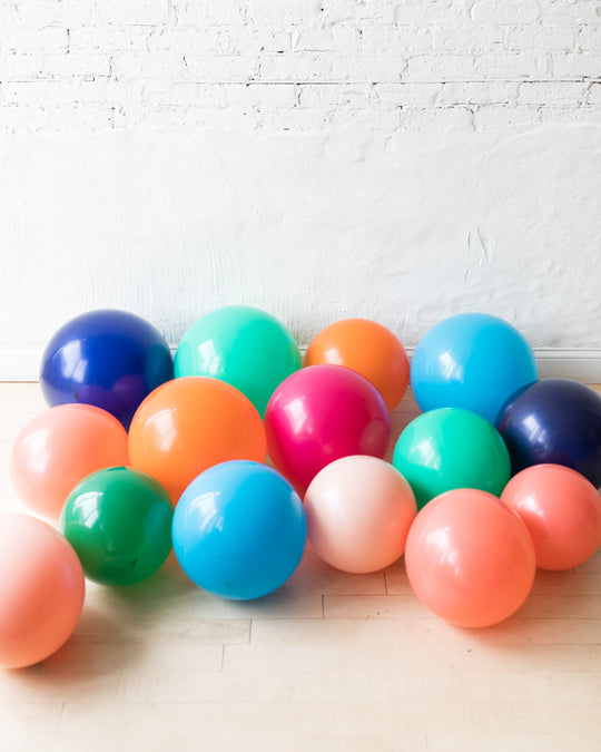 Party Animal Theme - Floor Balloons - set of 15