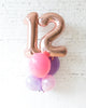 Princess-balloon-number-bouquet-foil-latex-pink