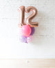Princess-balloon-number-bouquet-foil-latex-pink