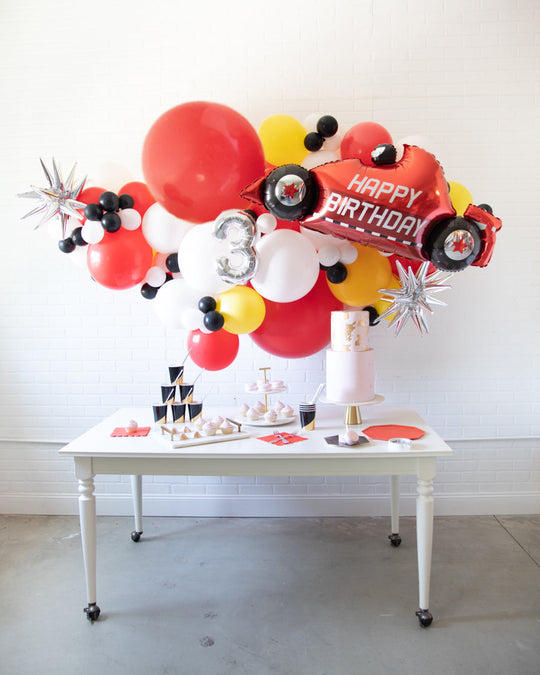 Racecar - Backdrop Install Piece with Foils - 6ft