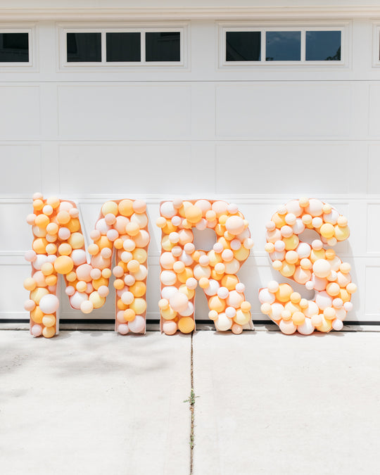 OUTDOOR - Bridal - MRS Mosaic Letters - 4ft