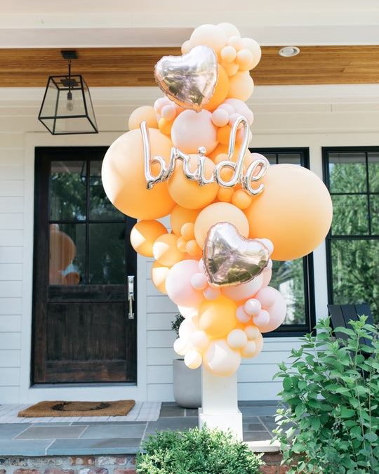 OUTDOOR - Bride Balloon Install Piece with Foils - 6ft