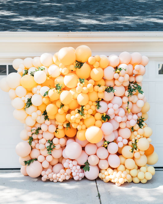 OUTDOOR - Bridal - Balloon Wall with Greenery