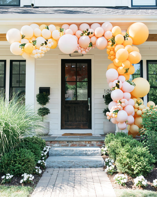 OUTDOOR - Baby Shower - Balloon Garland with Greenery - 18ft