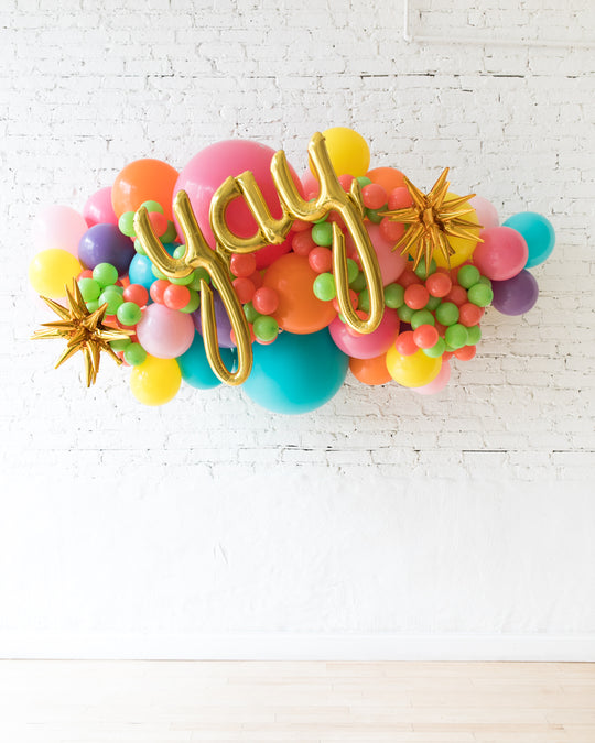 OUTDOOR-YAY Fiesta Palette Balloon Garland