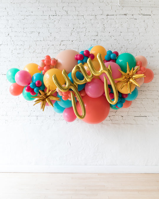 OUTDOOR-YAY Tropical Mix Theme Balloon Garland