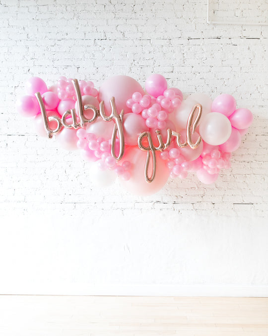 OUTDOOR-Baby Girl Soft Pink Palette Balloon Garland