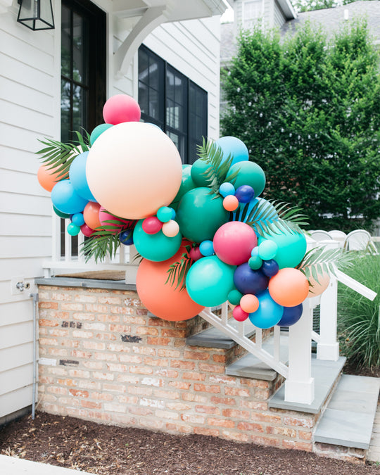 OUTDOOR - Birthday - Balloon Install Piece with Greenery - 6ft