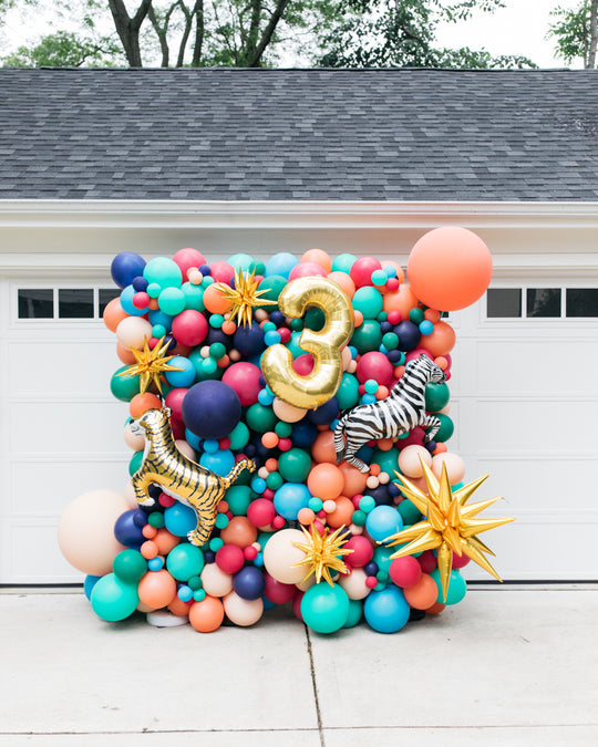 OUTDOOR - Kids - Balloon Wall with Number and Foils