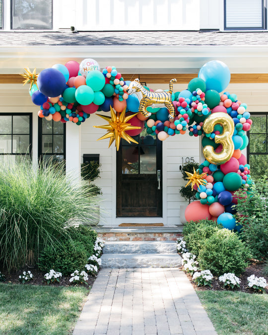 OUTDOOR - Kids - Balloon Garland with Foils - 18ft