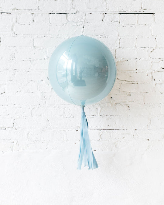 Pastel Blue Orb with Light Blue Skirt