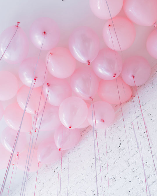 Pink Palette 11in Ceiling Balloons - set of 25