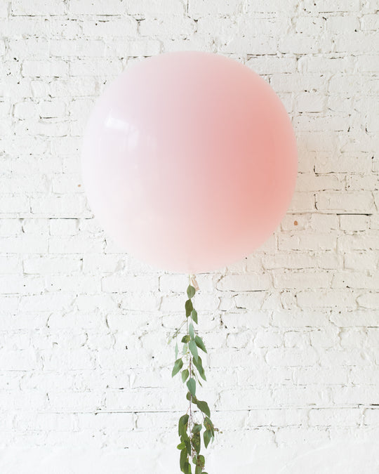 Pink Chic - Giant Balloon with Greenery Tassel