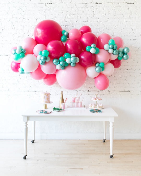 Flamingo Fling - Backdrop Balloon Garland Install Piece