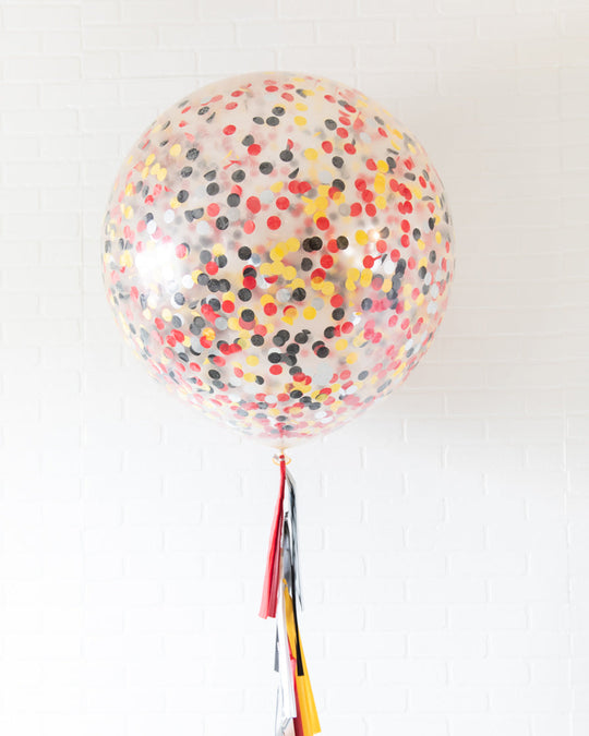 Catch Em All - Confetti Giant Balloon with Tassel