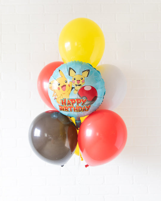 Catch Em All Theme - Birthday Balloon Bouquet