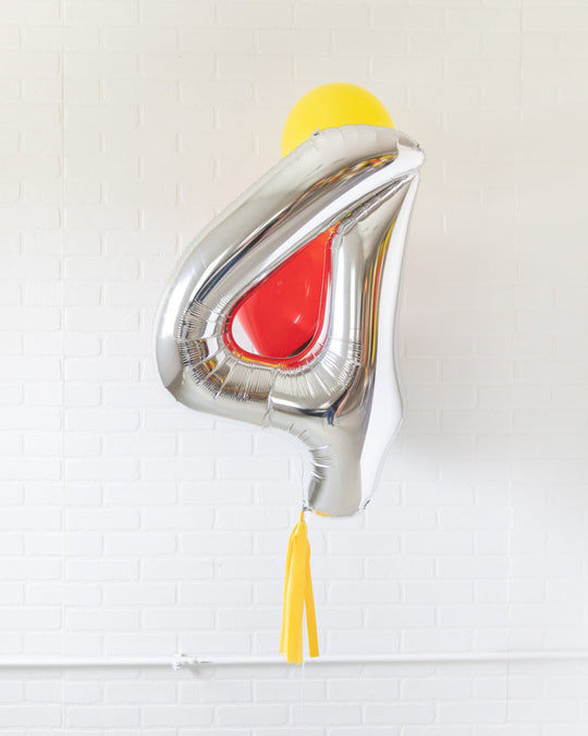 Catch Em All Theme - Number Balloon Bouquet