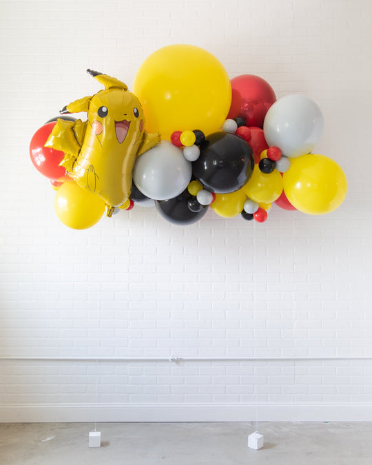 Catch Em All - Floating Balloon Arch with Foil - 5ft