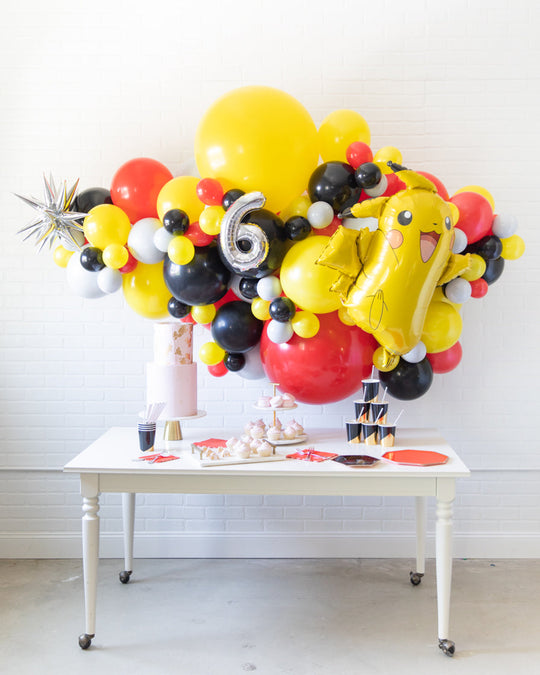 Catch Em All Theme - Backdrop Install Piece with Foils - 6ft