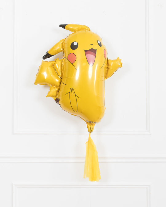 Pokemon Theme - 40in Pikachu Foil Balloon and yellow Skirt
