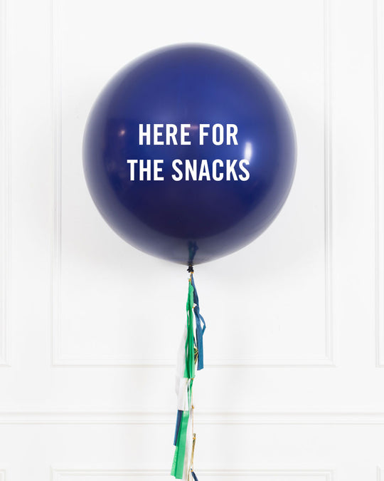 The Big Game - Here For the Snacks Giant Balloon