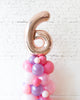 Princess-balloon-number-foil-pink-rose-gold-column