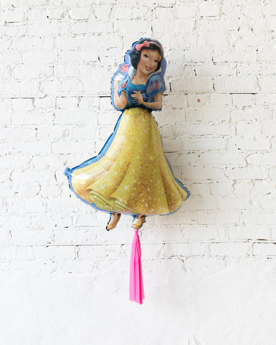 37in Snow White Foil Balloon and Bright Pink Skirt