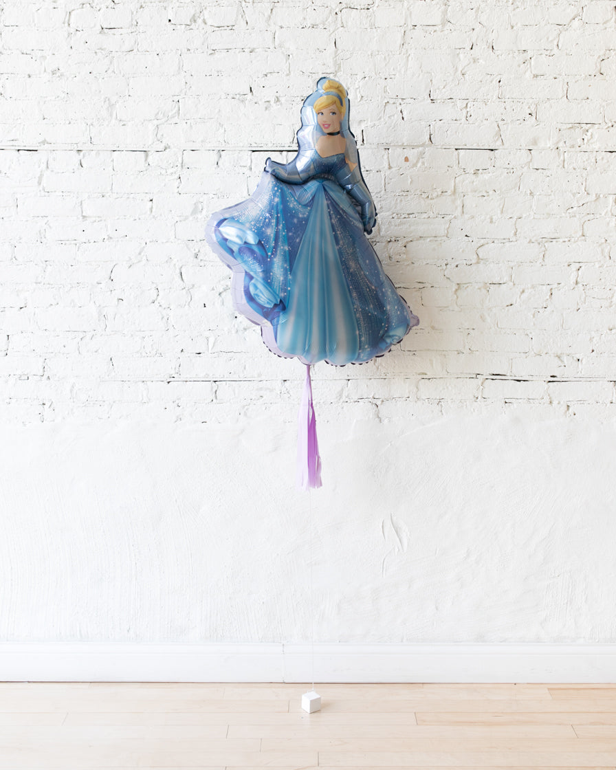 Princess-balloon-cinderella-lavender-skirt-foil