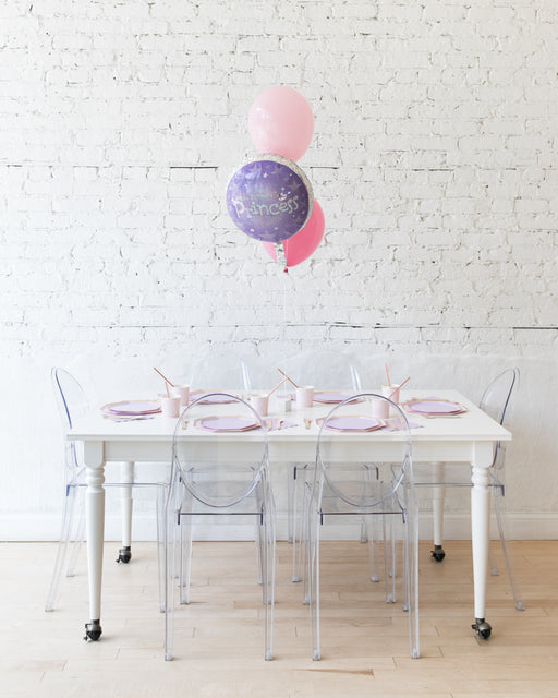 Princess-balloon-centerpiece-bouquet-foil