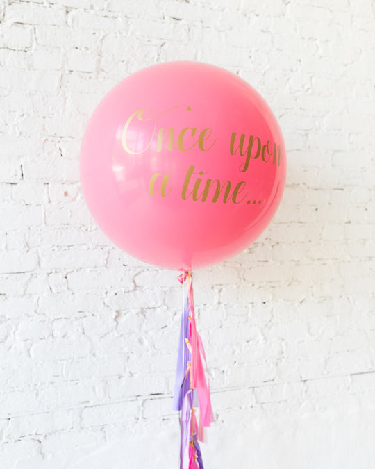 Princess Theme Specialty Giant Balloon and Tassel