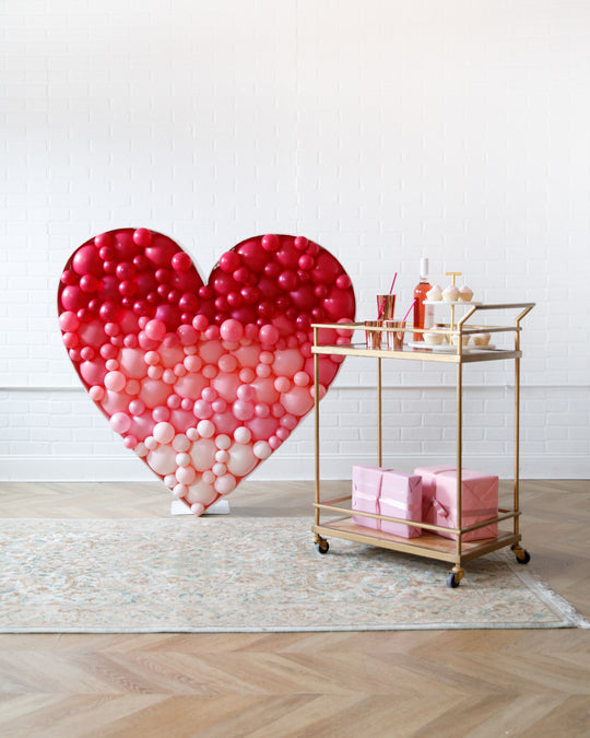 Valentine's Day - Ombre Heart Mosaic - 4ft