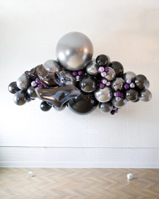 The Upside Down - Balloon Backdrop Floating Piece with Character Foil - 6ft