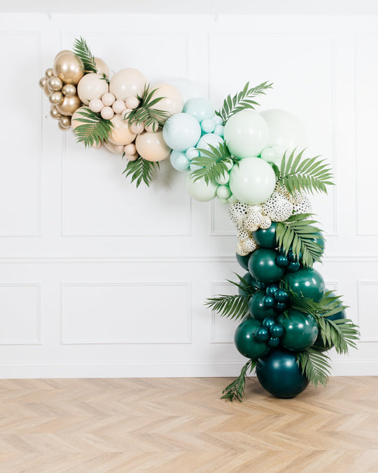 Serengeti - Balloon Garland Install Piece with Greenery -12ft