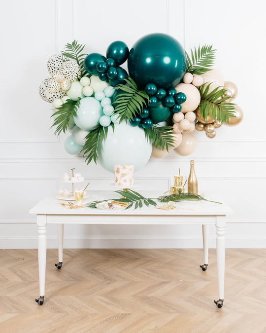 Serengeti - Balloon Backdrop Install Piece with Greenery - 6ft