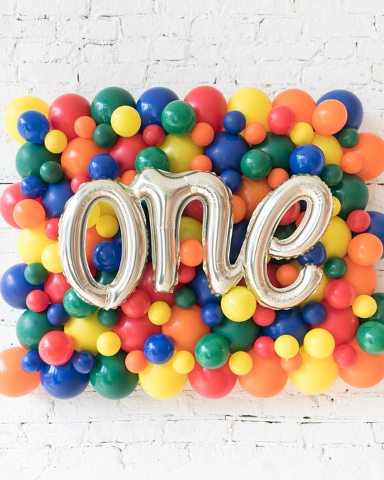 Sesame Street Theme - ONE Script Balloon Backdrop Board - 30inx40in