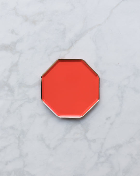 Meri Meri Small Red Plates - pack of 8