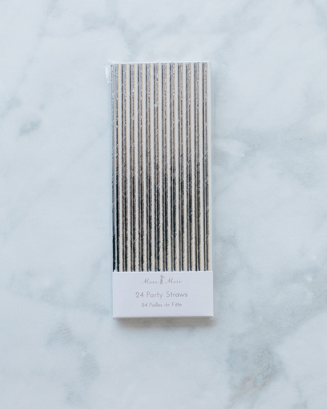 Meri Meri - Silver Foil Straws - pack of 24 — Paris312