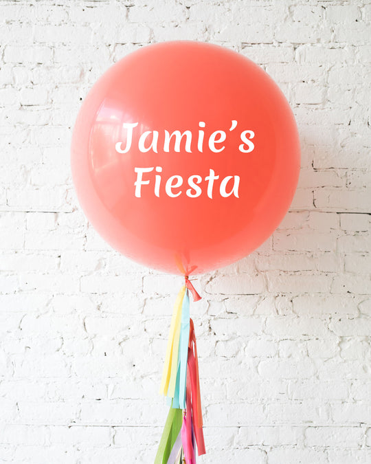 Personalized Fiesta Giant Balloon with Tassel