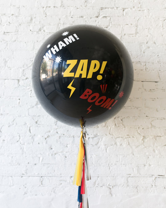 Superhero Theme - Action Giant Balloon with Tassel