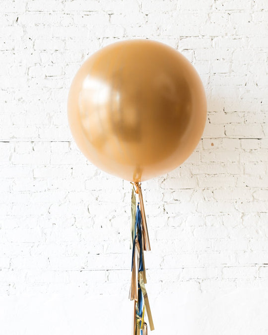 Midnight Copper - Giant Balloon with Tassel