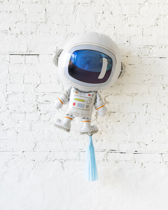 37in Astronaut Foil Balloon and French Blue Skirt