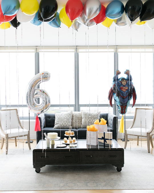 Superhero Birthday Surprise Setup - White Glove Service Included