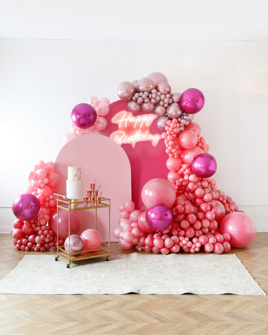 Pretty in Pink - The Cabriole Set with Neon Sign