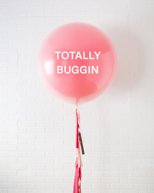 As If - Personalized Giant Balloon with Tassel