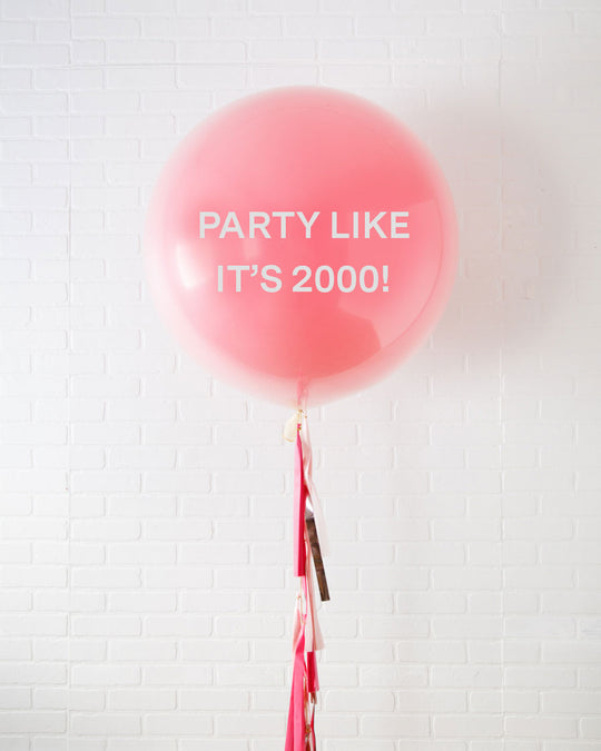 Y2K - Personalized Giant Balloon with Tassel